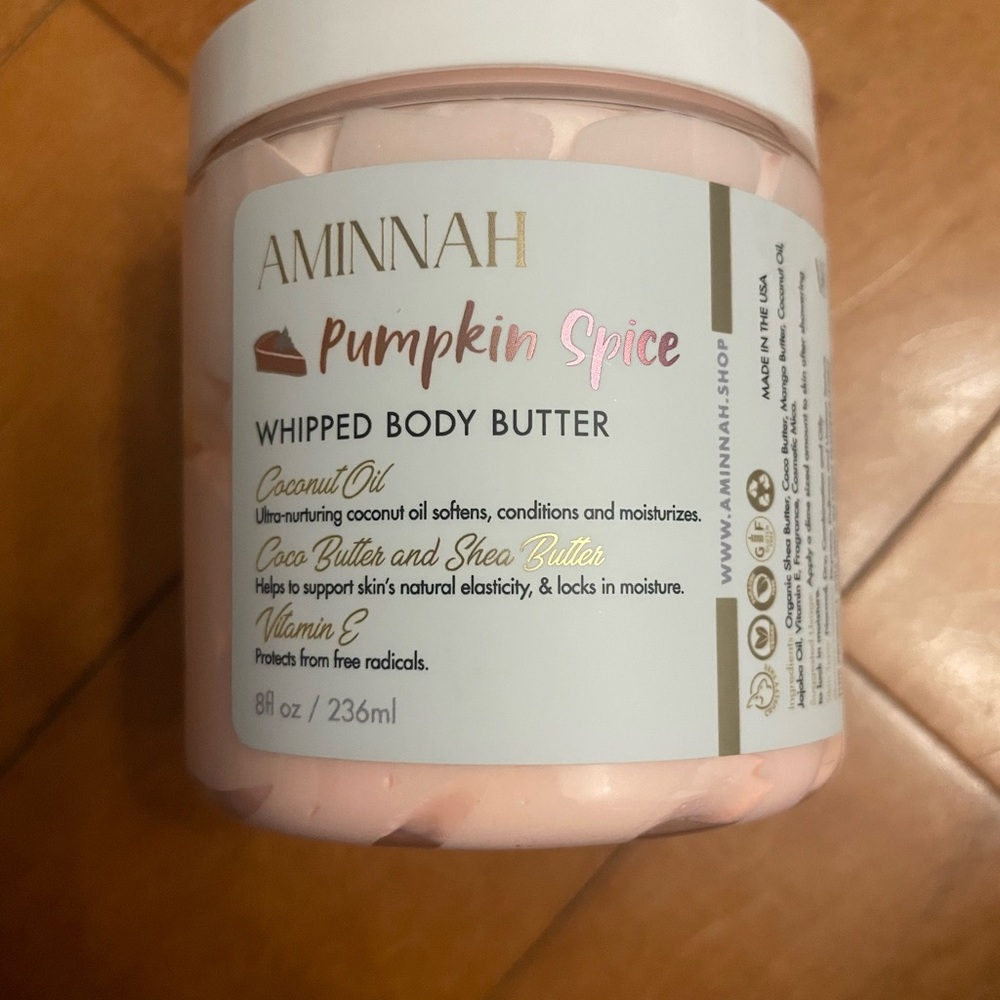 Aminnah Pumpkin Spice Whipped Body Butter